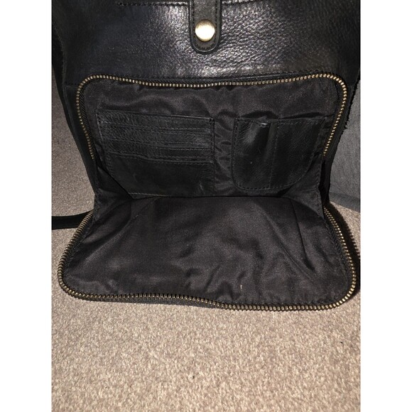 Milo Purse Genuine Leather Organizer Bag Black Shoulder Crossbody Canada - Picture 9 of 14